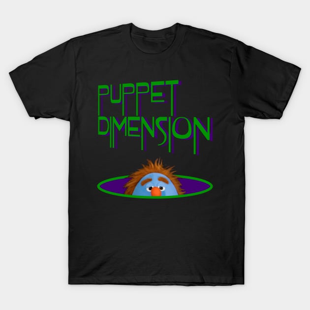 Puppet Dimension: Ted's Eyeballs T-Shirt by Crazy Ants Media